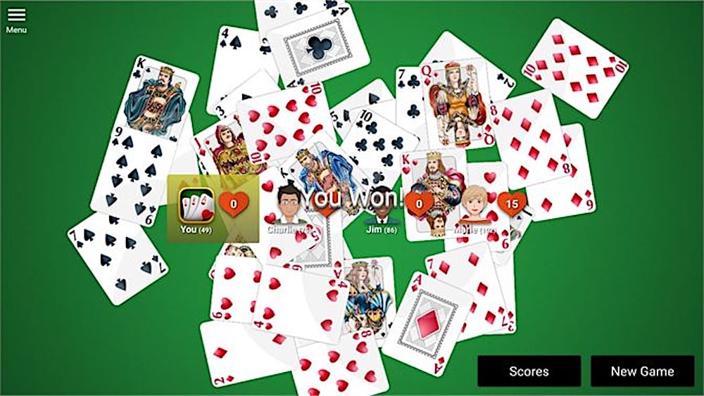 jeux de cartes ordinateur