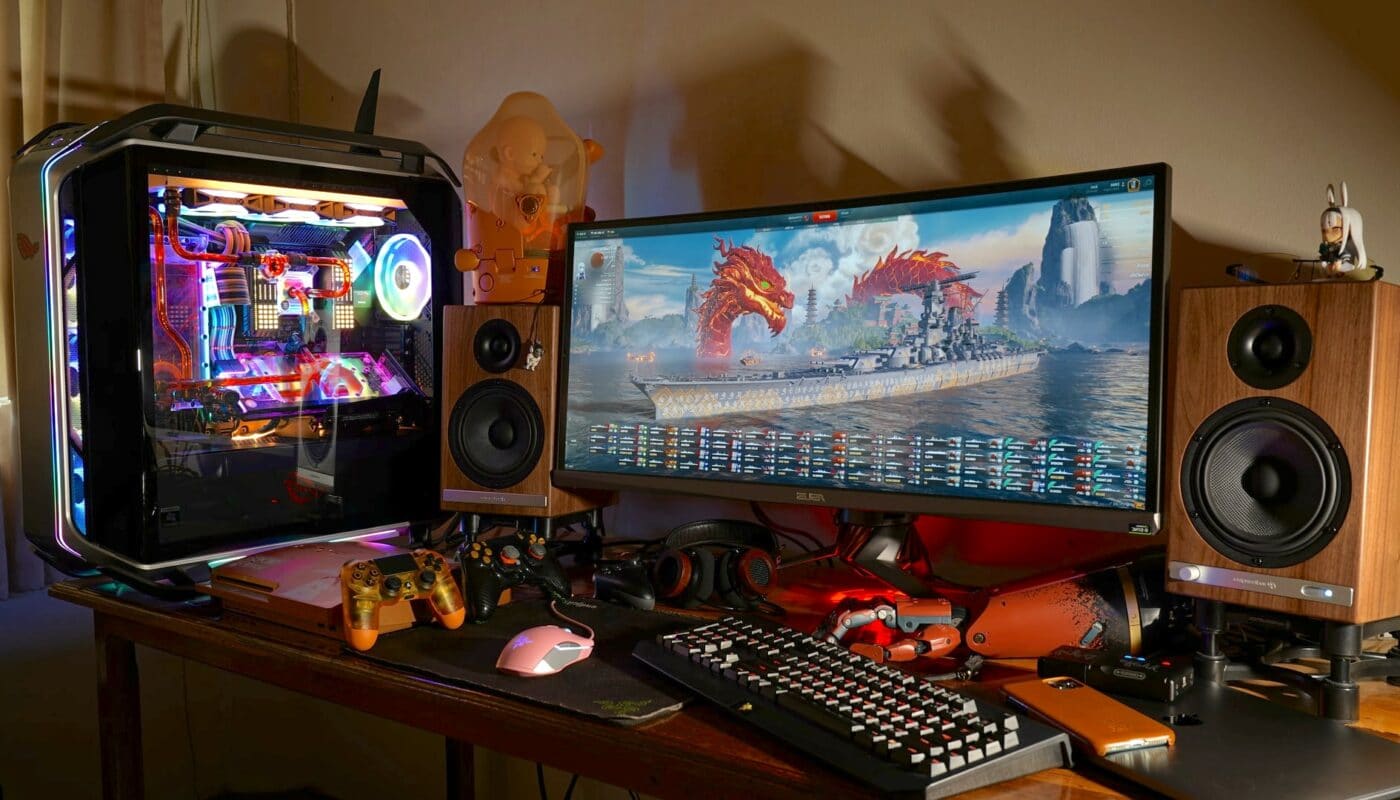 pc gaming setup