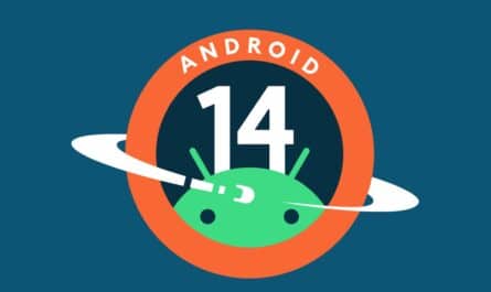 android 14 logo