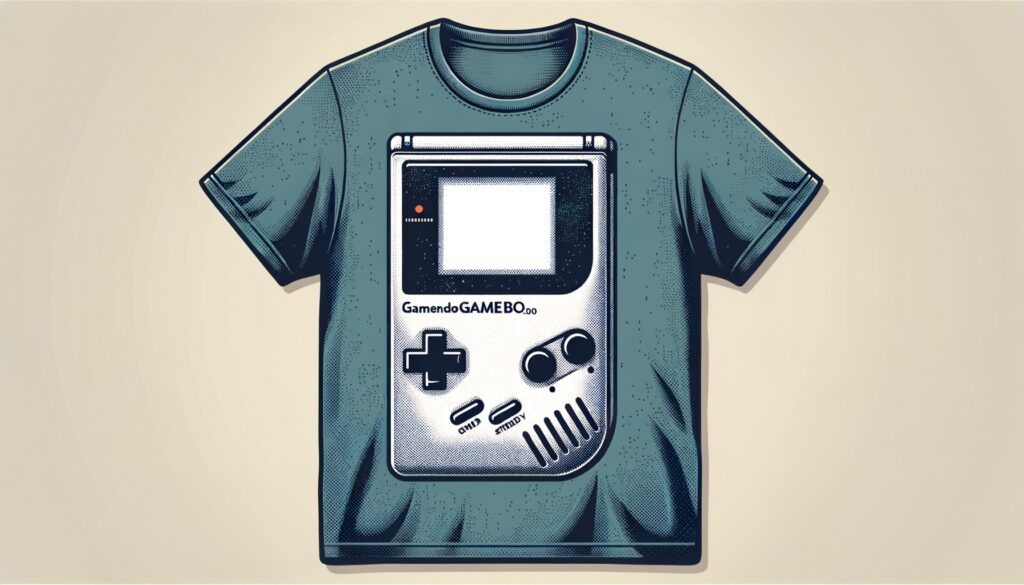 tshirt gameboy