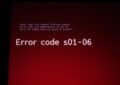 Code erreur s01-06