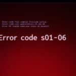 Code erreur s01-06