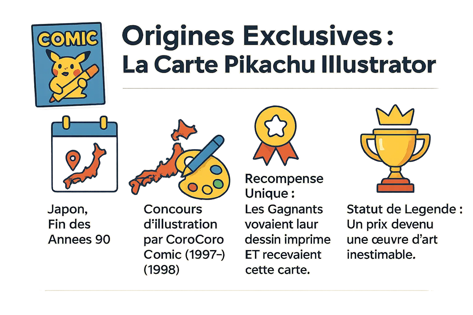 Carte Pikachu Illustrator avec son design unique