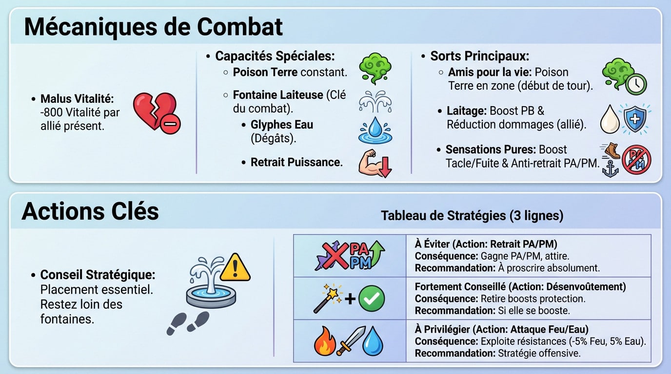 Infographie sur les mécaniques de combat de la Vashkiwi et les actions clés