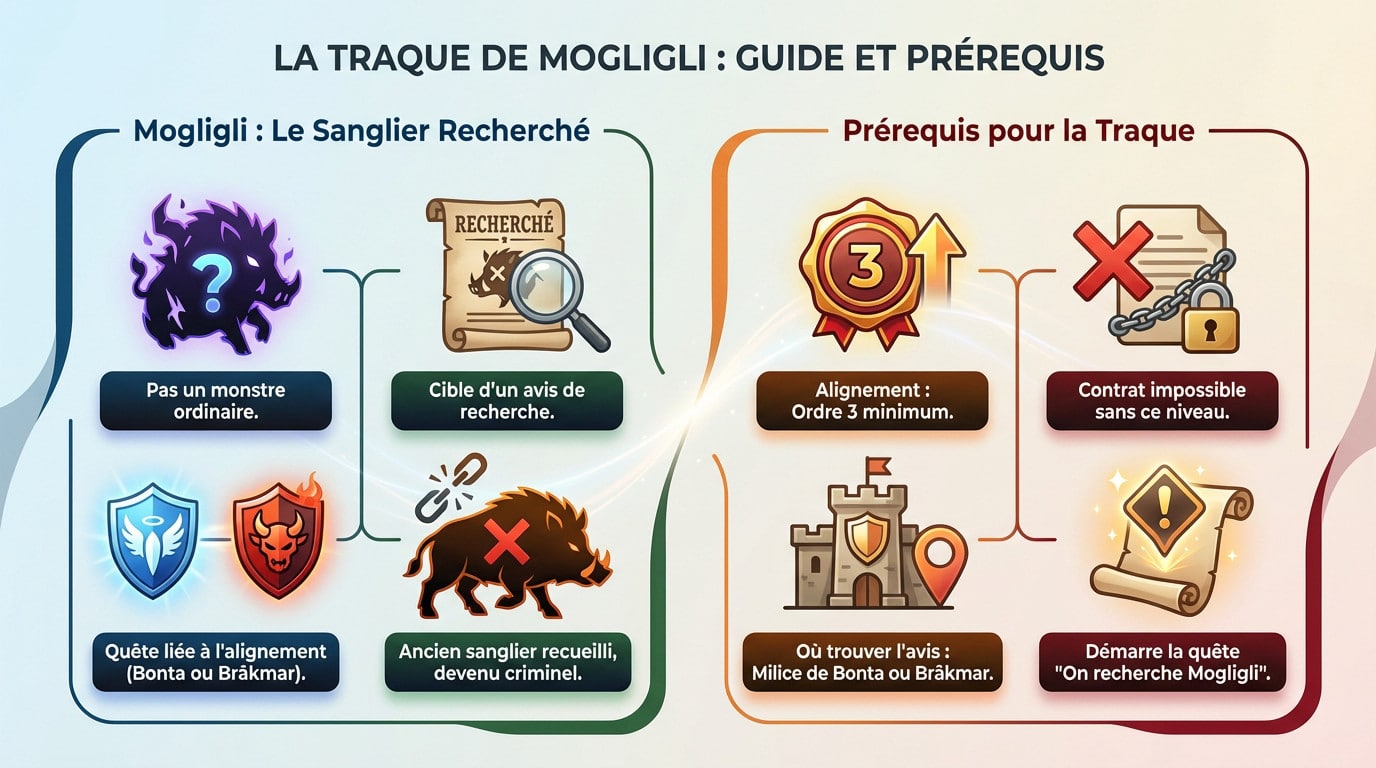 Affiche de l'avis de recherche de Mogligli le sanglier