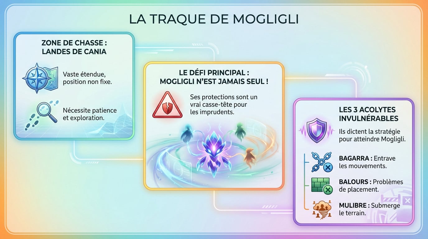 Avis de recherche Mogligli et ses invocations dans les Landes de Cania