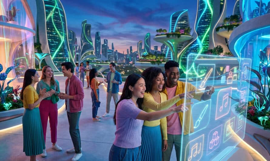 joyful-interaction-in-a-vibrant-digital-dream-city