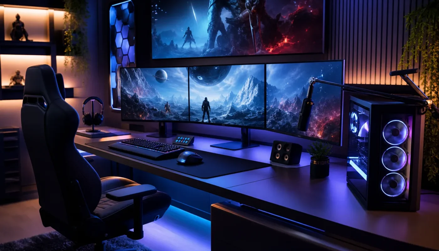 Assistant de jeu numérique interactif avec interface chat GPT pour gamers