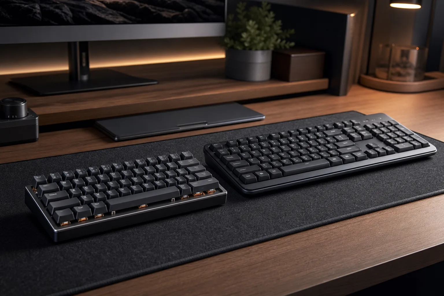 Clavier mécanique et membrane pour gaming et bureautique
