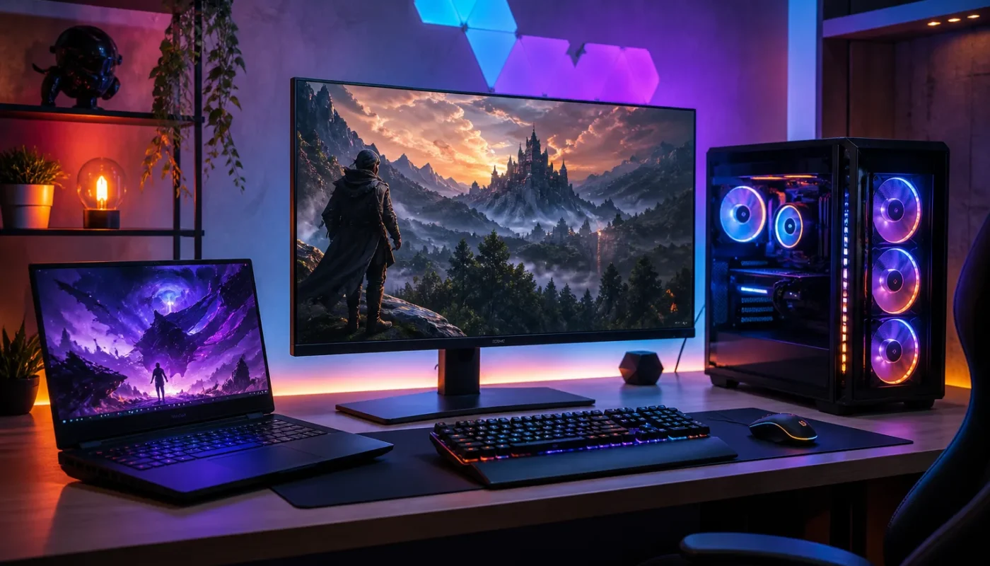 Configuration gaming PC portable et fixe pour 2026