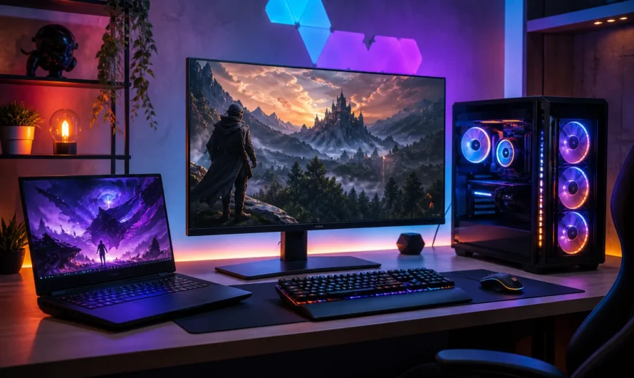 Configuration gaming PC portable et fixe pour 2026