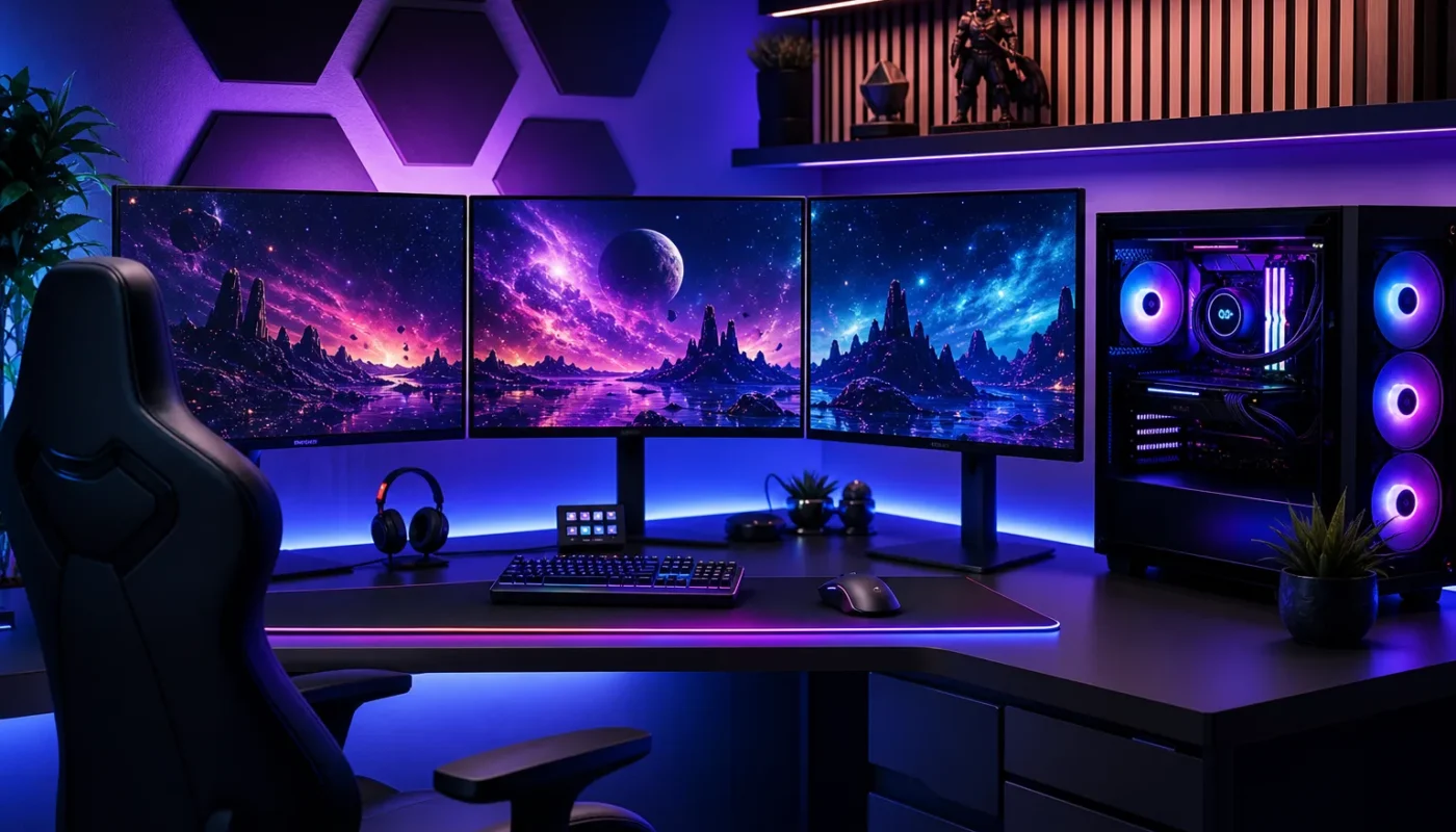 Configuration PC gaming 2026 avec composants modernes et performants