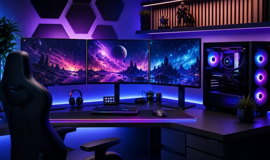 Configuration PC gaming 2026 avec composants modernes et performants