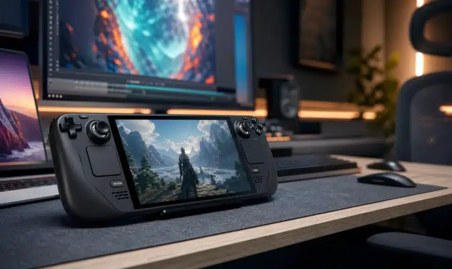 Console portable Steam Deck en 2026 pour jeux vidéo nomades