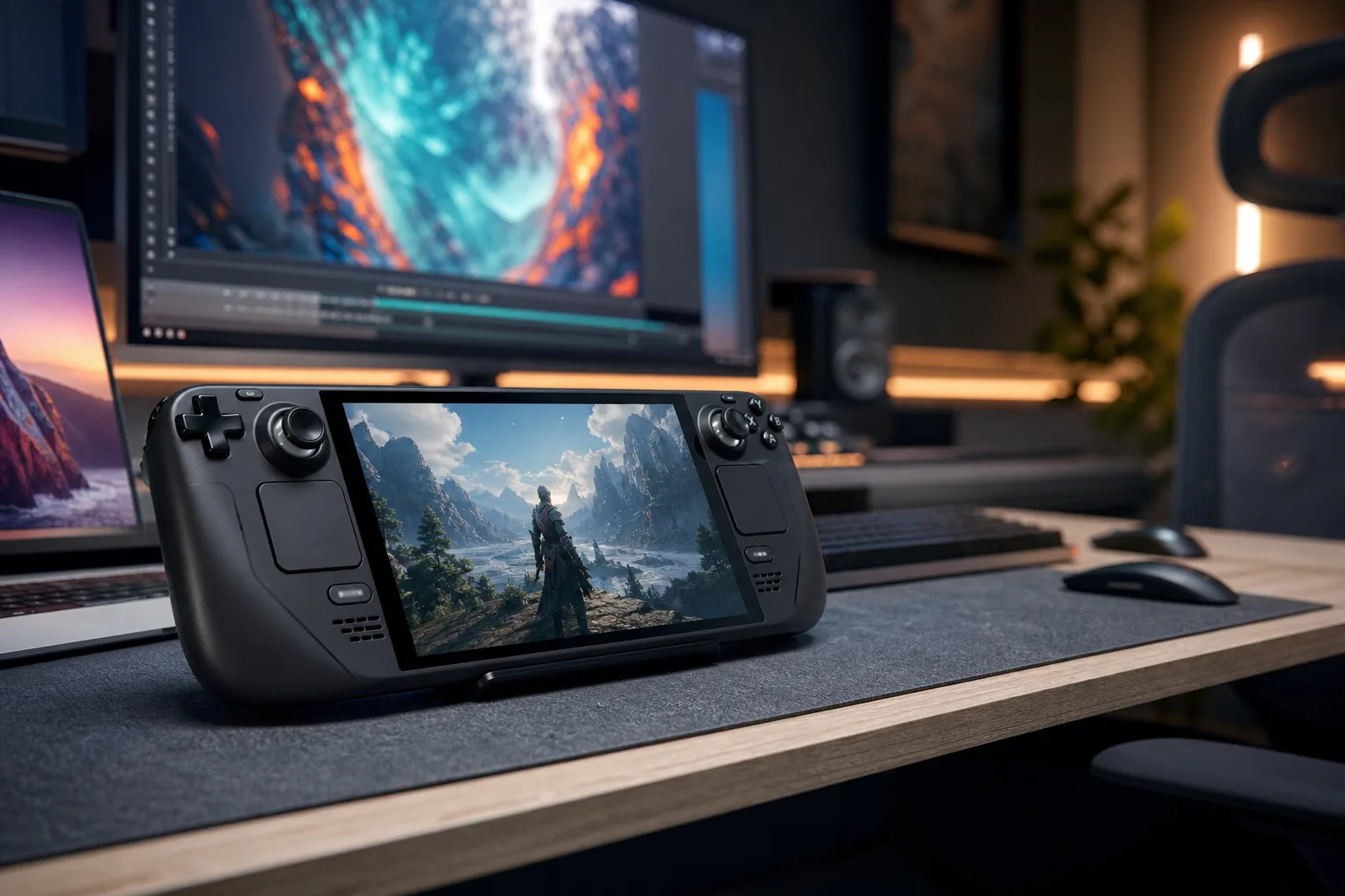 Console portable Steam Deck en 2026 pour jeux vidéo nomades