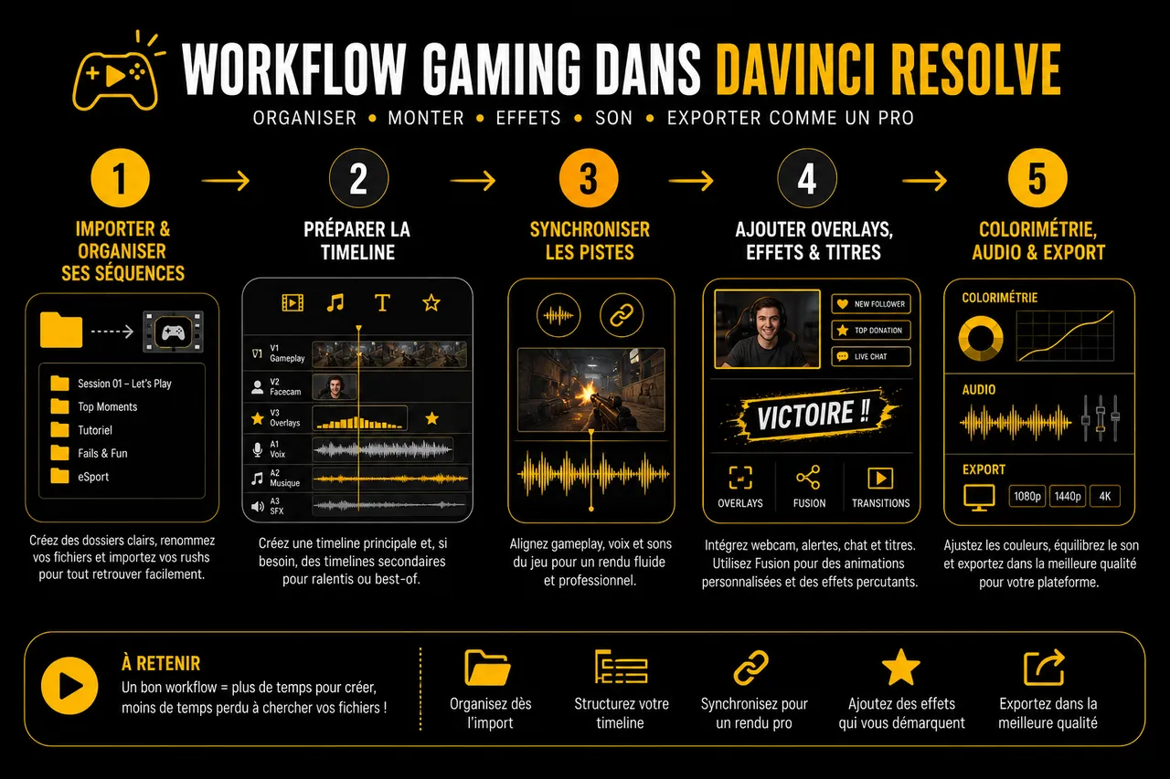 DaVinci Resolve pour créateurs de contenu gaming: notre guide complet 2026 , Tutoriels pratiques: montage de vidéos de jeux vidéo avec DaVinci Resolve