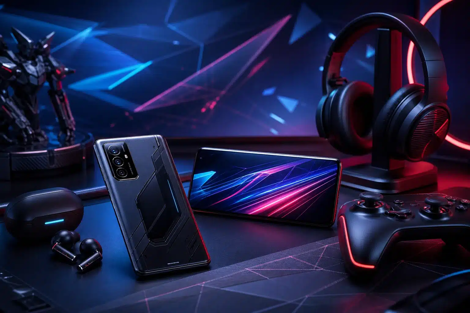 Jeux mobiles pour gamers exigeants avec écran et manette sophistiqués