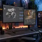Modélisation 3D d'assets de jeux vidéo avec Blender professionnel