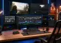 Montage de créateur de contenu gaming utilisant DaVinci Resolve