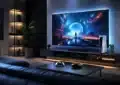 Console PS5 Pro avec manette et ambiance gaming moderne