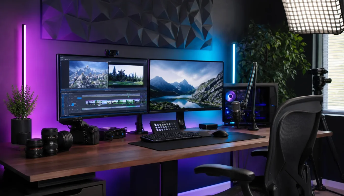 Montage vidéo gaming avec logiciel Adobe Premiere Pro professionnel