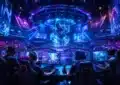 Équipe d'e-sport en compétition avec technologies innovantes en 2026