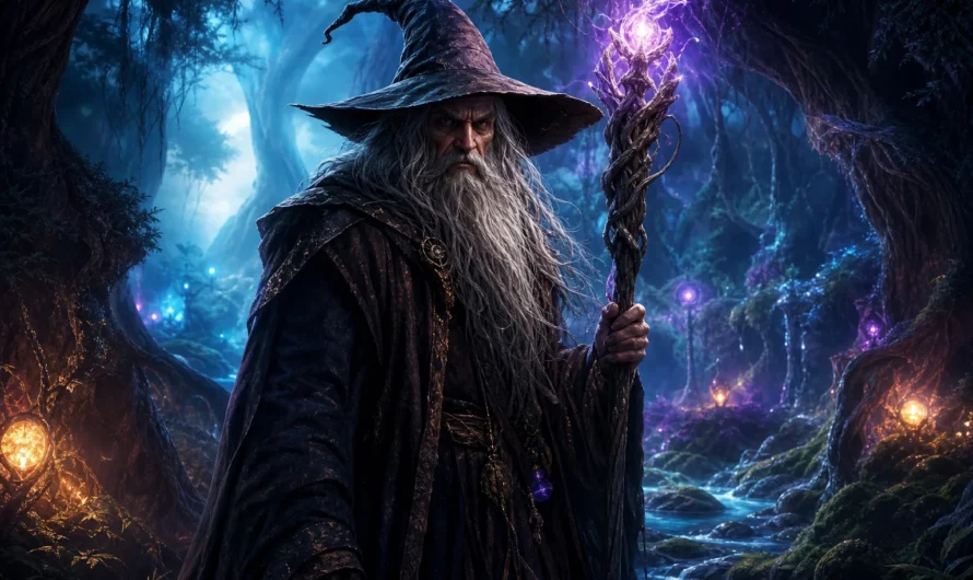 Glandalf l'Aigri personnage de Dofus dans un univers fantastique