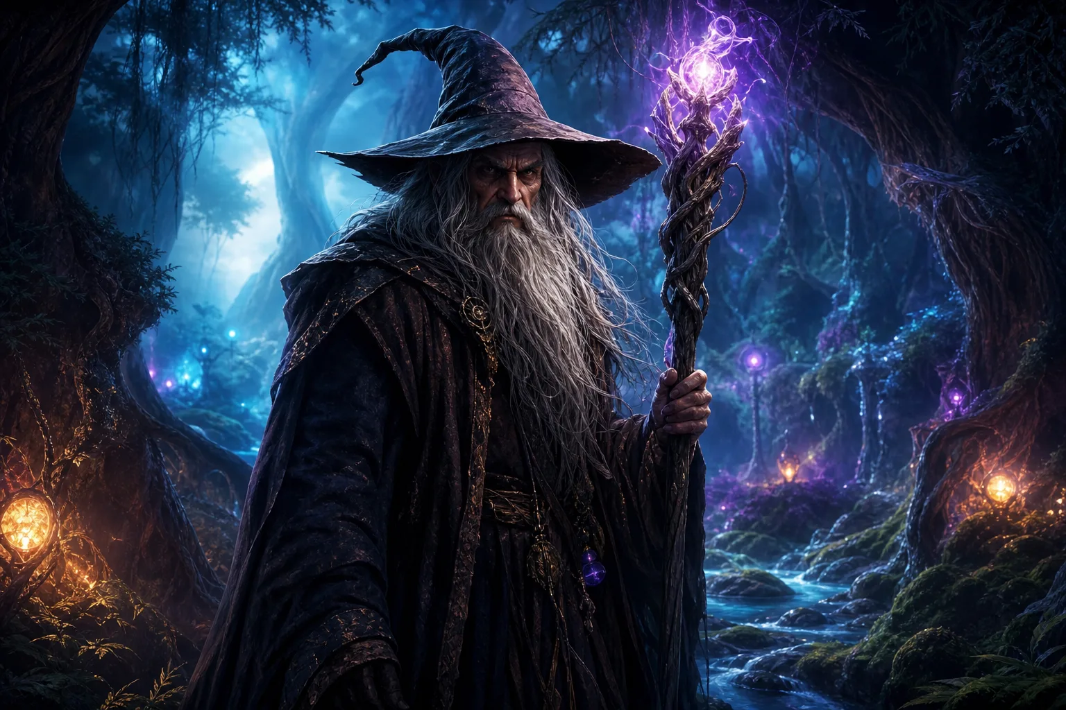 Glandalf l'Aigri personnage de Dofus dans un univers fantastique