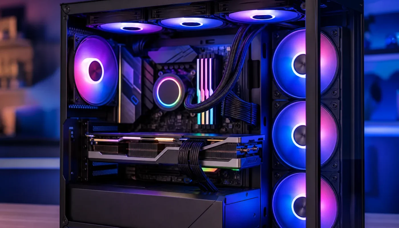 Refroidissement pc gamer avec composants et système de ventilation avancé