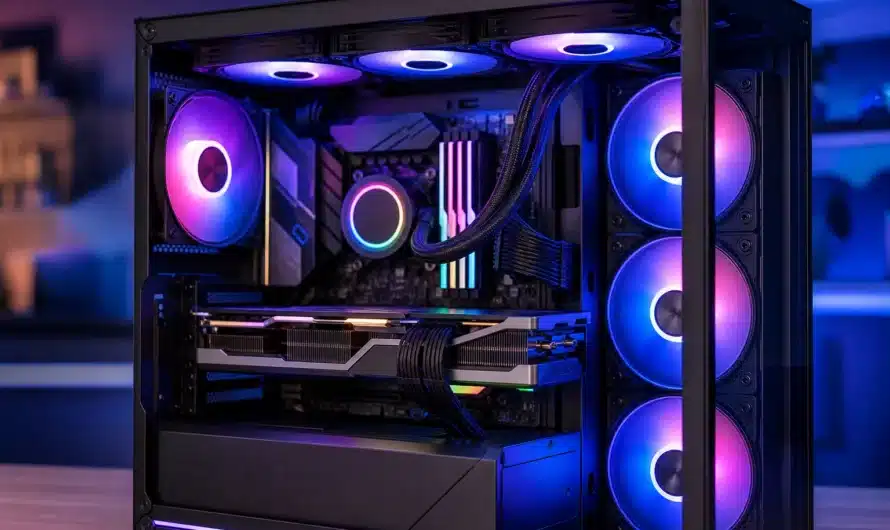 Refroidissement pc gamer avec composants et système de ventilation avancé