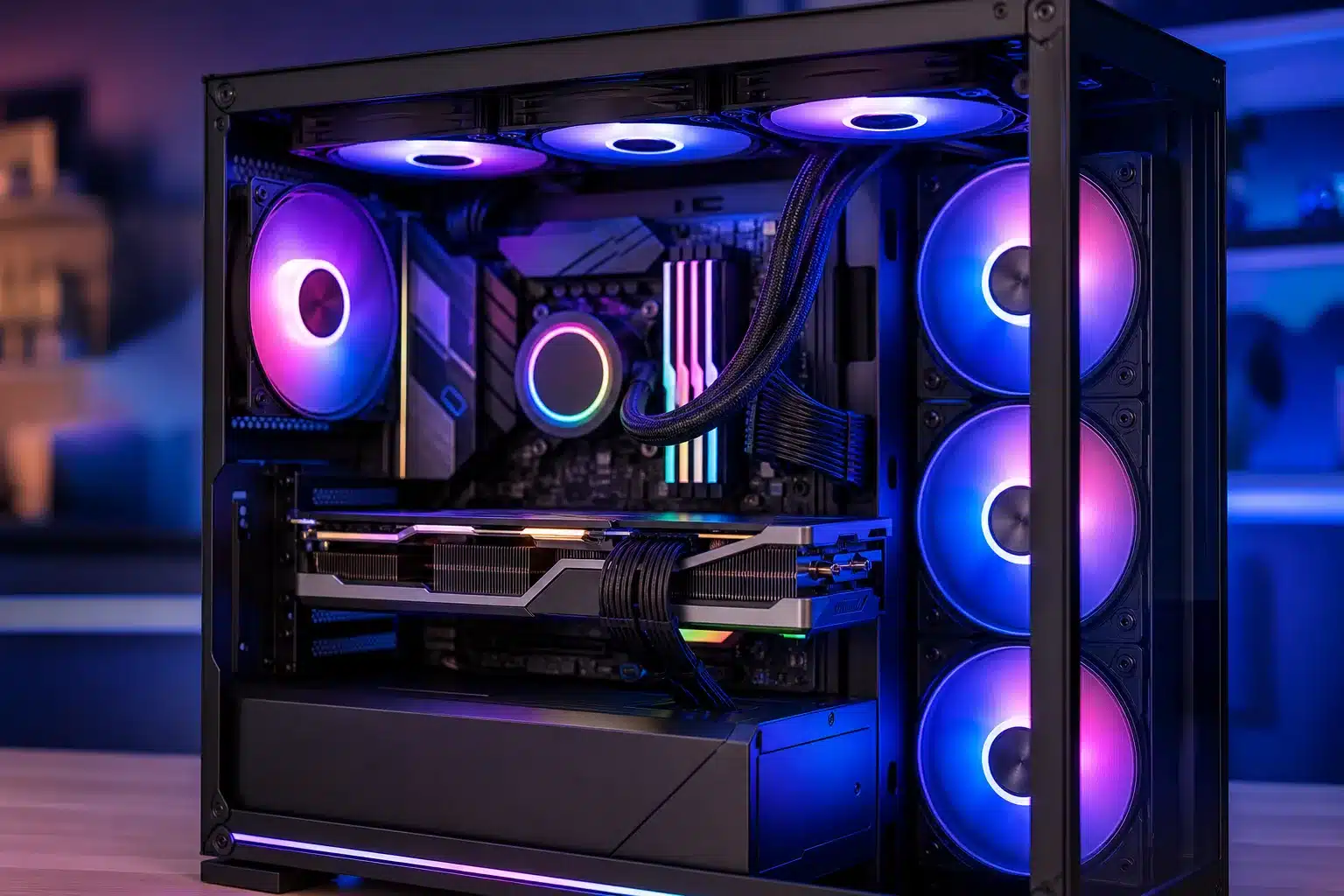 Refroidissement pc gamer avec composants et système de ventilation avancé