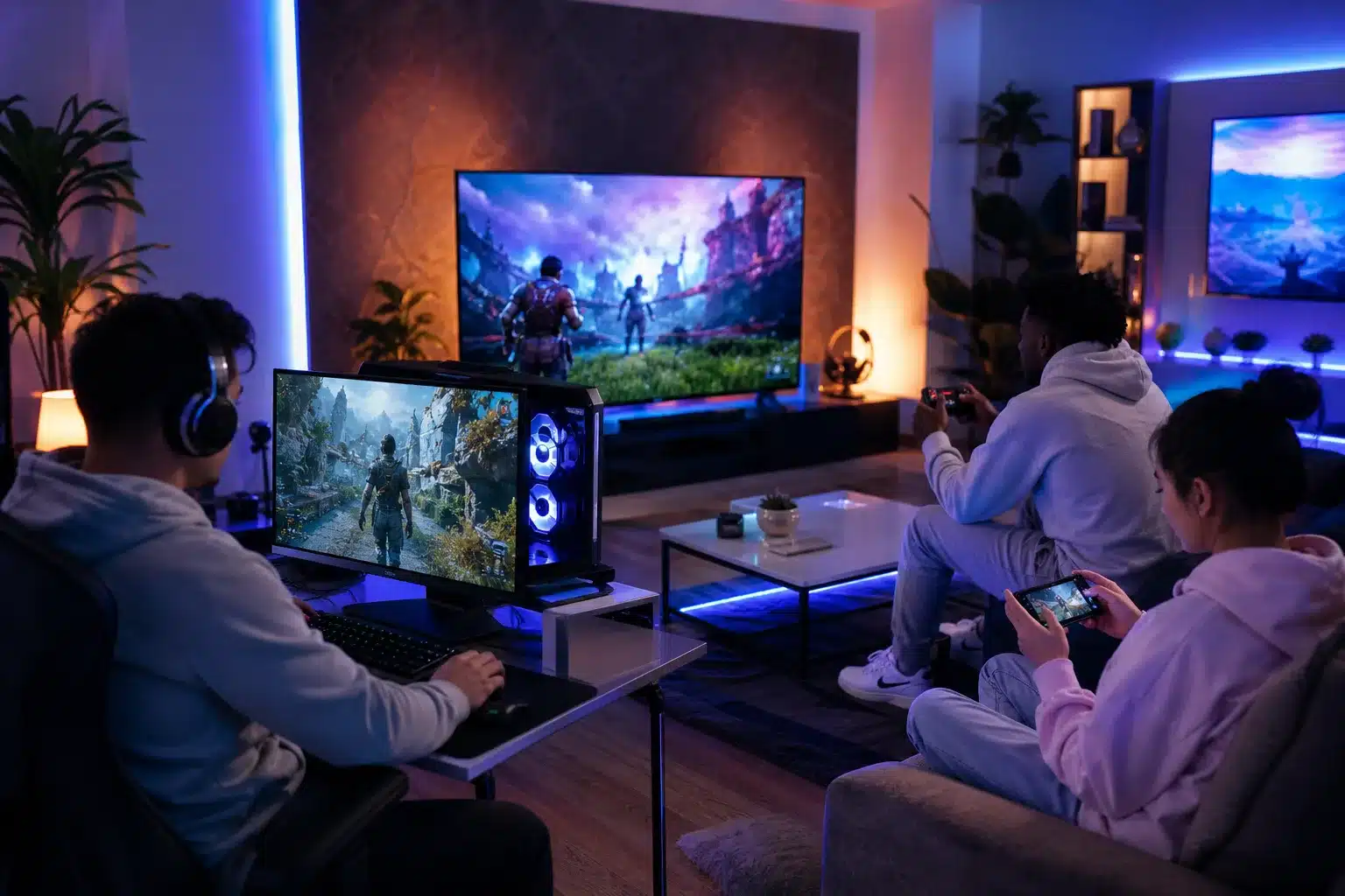 Abonnement jeu vidéo multi-supports avec consoles et PC