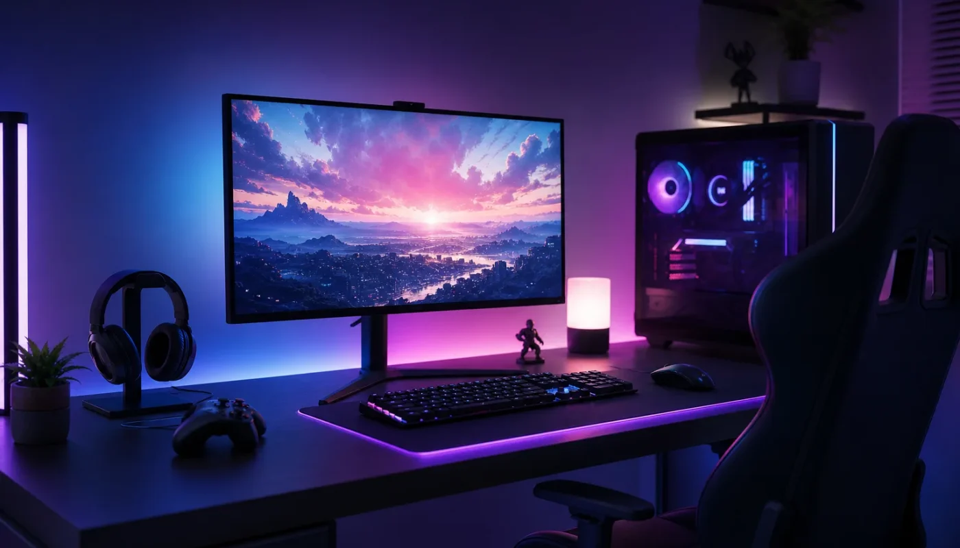 Écran gaming 144 Hz abordable pour débutants en informatique