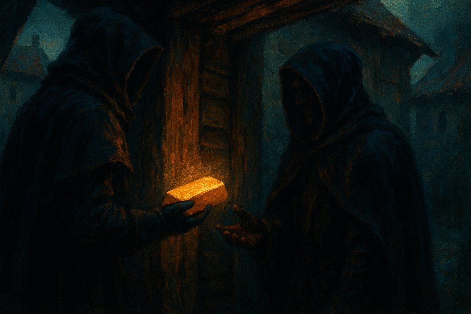 Echange clandestin d'un lingot d'or dans un passage secret, remise du Lingot d'Enutrosor a Vil Smisse dans la quete Dofus