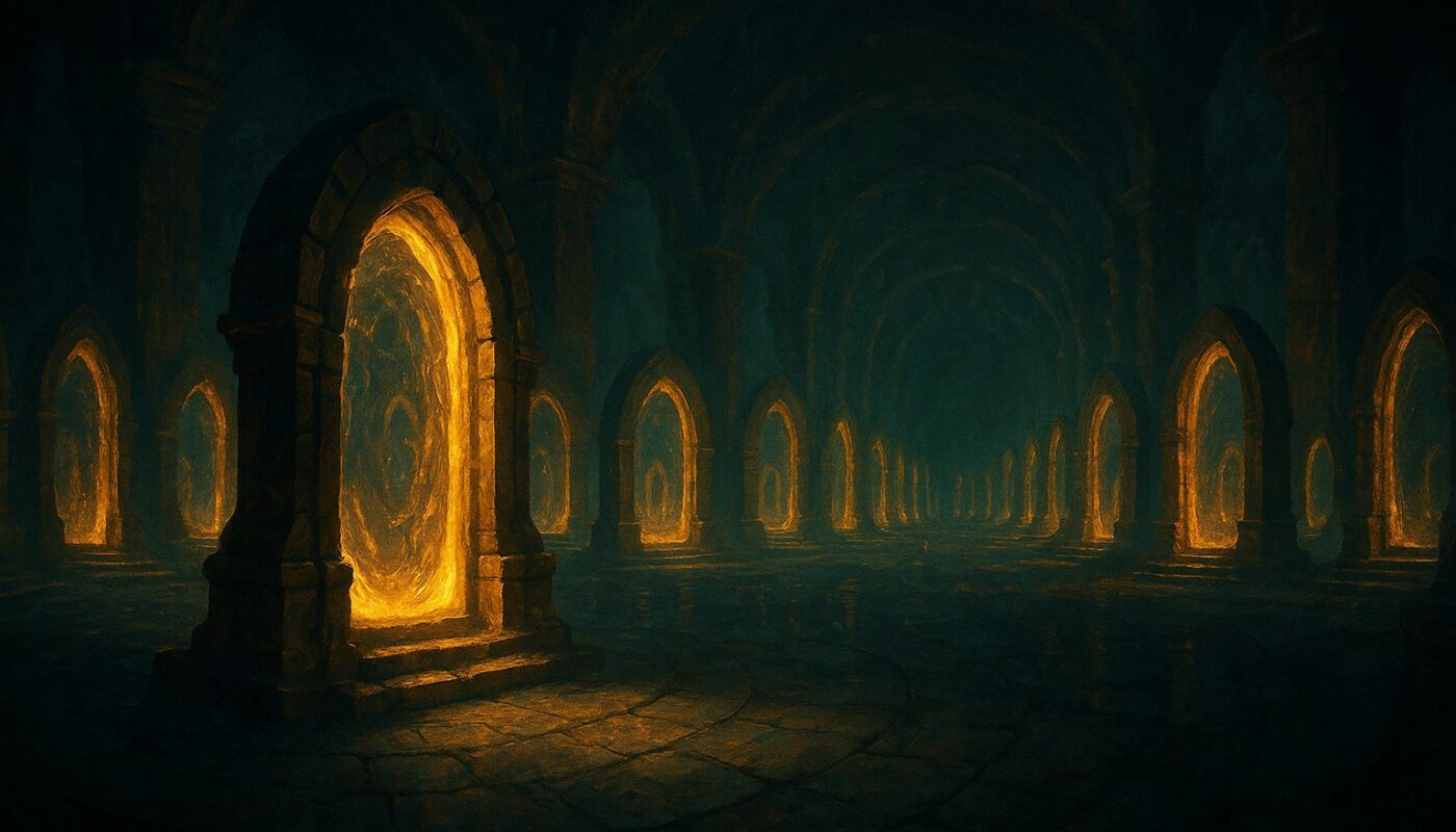 Salle de localisation des portails de la Tour des Voyageurs Dimensionnels, quete La cite de l'indicible mal sur Dofus