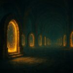 Salle de localisation des portails de la Tour des Voyageurs Dimensionnels, quete La cite de l'indicible mal sur Dofus