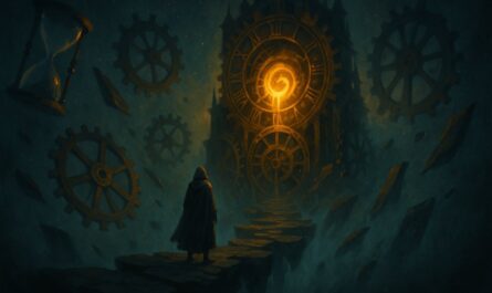 Voyageur face au portail temporel dore du Xelorium, quete C'est ton destin Dofus
