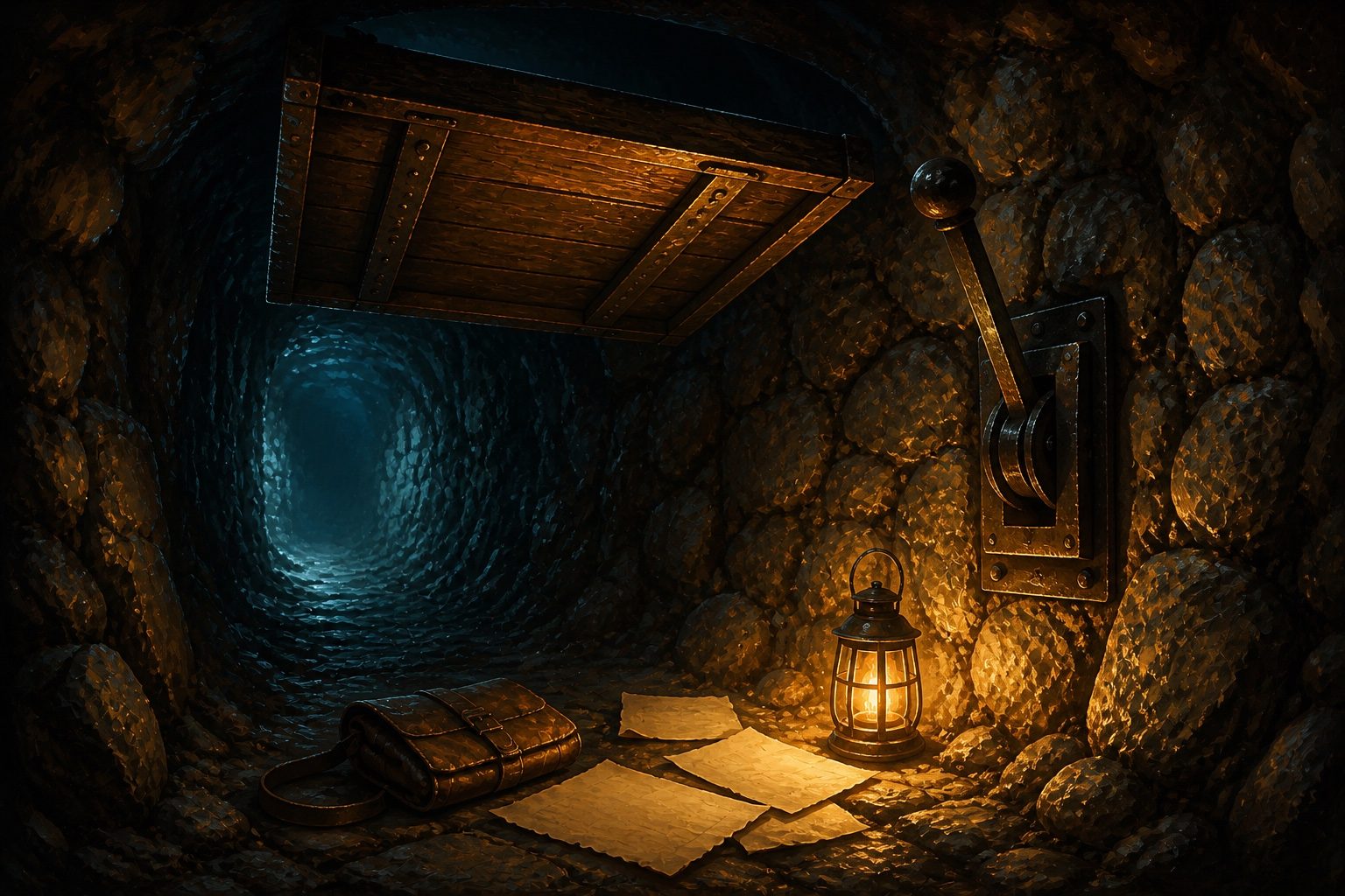 Le tunnel secret qui mène à la Tour de Gisgoul, illustration de la quête L’entrée des artistes