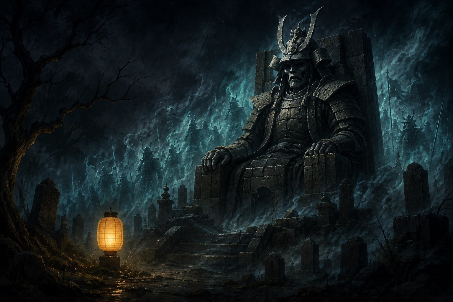 Shogun Tofugawa Dofus : la tombe du shogun et la lanterne des Spiritueurs (illustration)